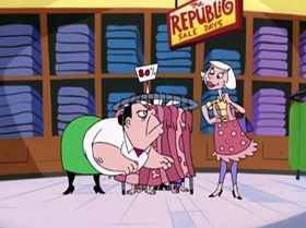 Screenshots from the 1999 Warner Bros. Television cartoon Too Good to Be Truant