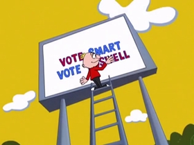 Screenshots from the 1999 Warner Bros. Television cartoon Too Good to Be Truant