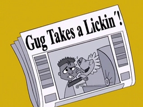 Screenshots from the 1999 Warner Bros. Television cartoon Too Good to Be Truant