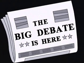 Screenshots from the 1999 Warner Bros. Television cartoon Too Good to Be Truant