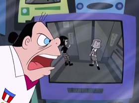 Screenshots from the 1999 Warner Bros. Television cartoon Too Good to Be Truant