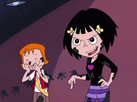 Screenshots from the 1999 Warner Bros. Television cartoon Too Good to Be Truant