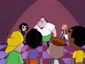 Screenshots from the 1999 Warner Bros. Television cartoon Too Good to Be Truant