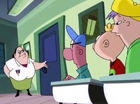 Screenshots from the 1999 Warner Bros. Television cartoon Breaking Out