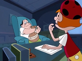 Screenshots from the 1999 Warner Bros. Television cartoon Breaking Out