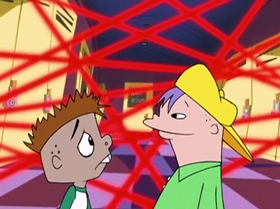Screenshots from the 1999 Warner Bros. Television cartoon Breaking Out