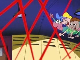 Screenshots from the 1999 Warner Bros. Television cartoon Breaking Out
