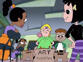 Screenshots from the 1999 Warner Bros. Television cartoon Breaking Out