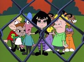 Screenshots from the 1999 Warner Bros. Television cartoon Breaking Out