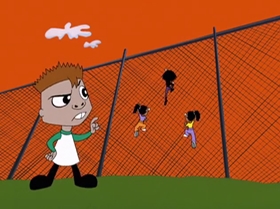 Screenshots from the 1999 Warner Bros. Television cartoon Breaking Out