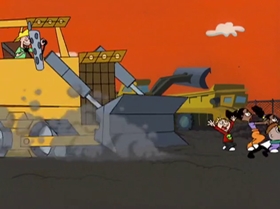 Screenshots from the 1999 Warner Bros. Television cartoon Breaking Out
