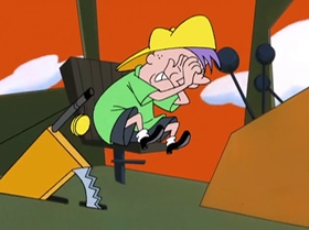 Screenshots from the 1999 Warner Bros. Television cartoon Breaking Out