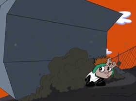 Screenshots from the 1999 Warner Bros. Television cartoon Breaking Out