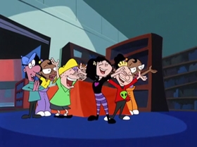 Screenshots from the 1999 Warner Bros. Television cartoon Breaking Out