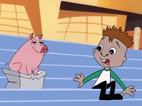 Screenshots from the 1999 Warner Bros. Television cartoon Comedy of Terrors