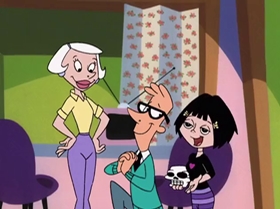 Screenshots from the 1999 Warner Bros. Television cartoon Comedy of Terrors