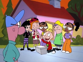 Screenshots from the 1999 Warner Bros. Television cartoon Comedy of Terrors