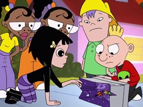 Screenshots from the 1999 Warner Bros. Television cartoon Comedy of Terrors