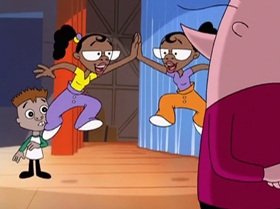 Screenshots from the 1999 Warner Bros. Television cartoon Comedy of Terrors