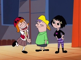 Screenshots from the 1999 Warner Bros. Television cartoon Comedy of Terrors