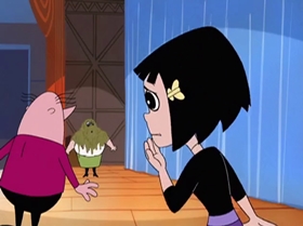 Screenshots from the 1999 Warner Bros. Television cartoon Comedy of Terrors