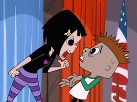 Screenshots from the 1999 Warner Bros. Television cartoon Comedy of Terrors