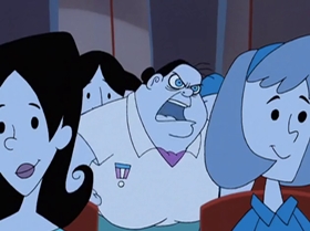Screenshots from the 1999 Warner Bros. Television cartoon Comedy of Terrors