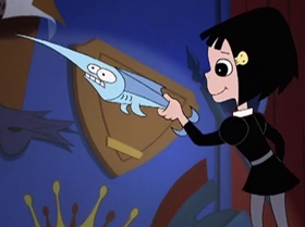 Screenshots from the 1999 Warner Bros. Television cartoon Comedy of Terrors