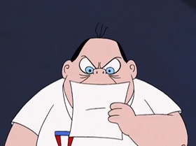 Screenshots from the 1999 Warner Bros. Television cartoon Comedy of Terrors