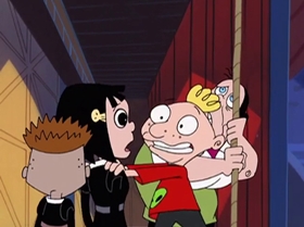 Screenshots from the 1999 Warner Bros. Television cartoon Comedy of Terrors