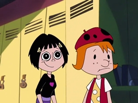 Screenshots from the 1999 Warner Bros. Television cartoon Little Miss Popular