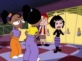 Screenshots from the 1999 Warner Bros. Television cartoon Little Miss Popular