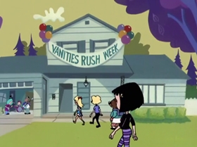 Screenshots from the 1999 Warner Bros. Television cartoon Little Miss Popular