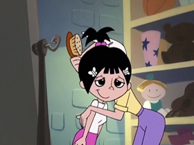 Screenshots from the 1999 Warner Bros. Television cartoon Little Miss Popular