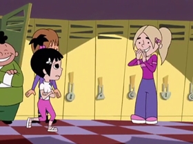 Screenshots from the 1999 Warner Bros. Television cartoon Little Miss Popular