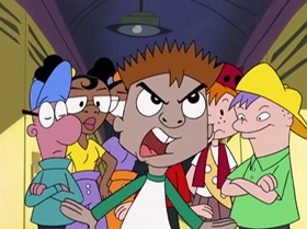 Screenshots from the 1999 Warner Bros. Television cartoon Little Miss Popular