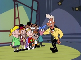 Screenshots from the 1999 Warner Bros. Television cartoon Little Miss Popular