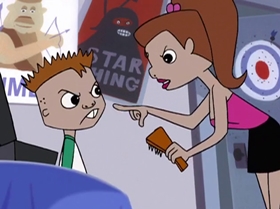 Screenshots from the 1999 Warner Bros. Television cartoon Capitol Punishment