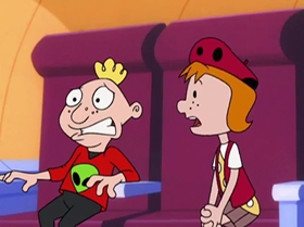 Screenshots from the 1999 Warner Bros. Television cartoon Capitol Punishment