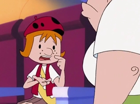 Screenshots from the 1999 Warner Bros. Television cartoon Capitol Punishment