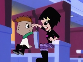 Screenshots from the 1999 Warner Bros. Television cartoon Capitol Punishment