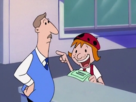 Screenshots from the 1999 Warner Bros. Television cartoon Capitol Punishment