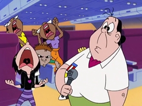 Screenshots from the 1999 Warner Bros. Television cartoon Capitol Punishment