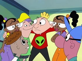 Screenshots from the 1999 Warner Bros. Television cartoon Capitol Punishment