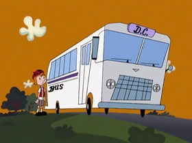 Screenshots from the 1999 Warner Bros. Television cartoon Capitol Punishment