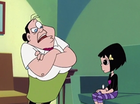 Screenshots from the 1999 Warner Bros. Television cartoon Capitol Punishment