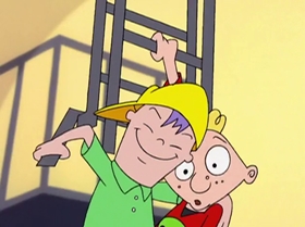 Screenshots from the 1999 Warner Bros. Television cartoon Capitol Punishment