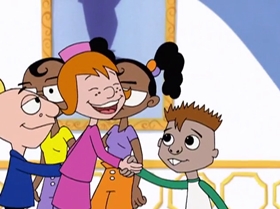 Screenshots from the 1999 Warner Bros. Television cartoon Capitol Punishment