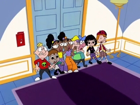 Screenshots from the 1999 Warner Bros. Television cartoon Capitol Punishment