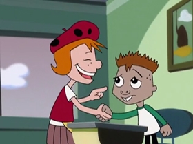 Screenshots from the 1999 Warner Bros. Television cartoon Capitol Punishment